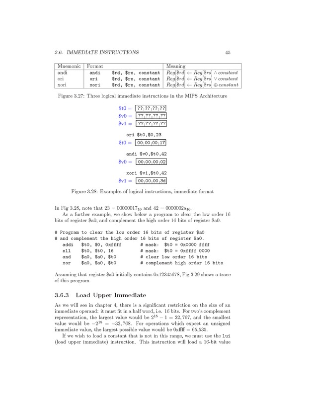 Computer Organization with MIPS - Page 45